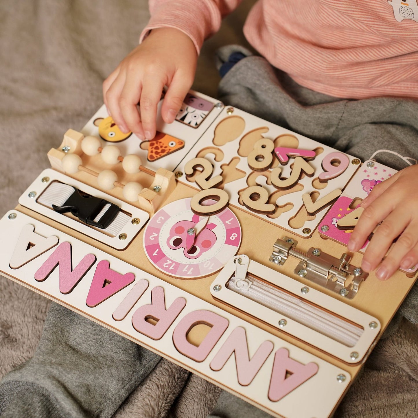 Personalized Baby Busy Board A11