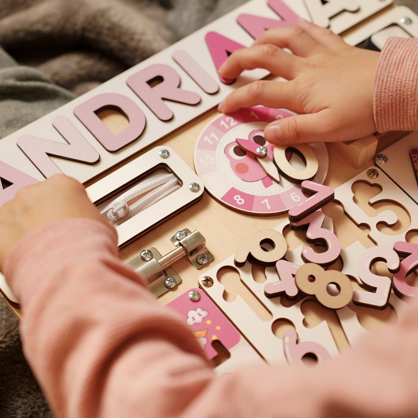 Personalized Baby Busy Board A11