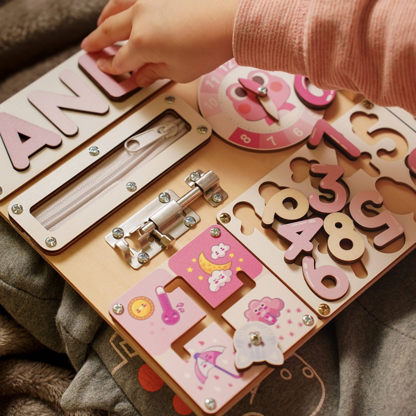 Personalized Baby Busy Board A11