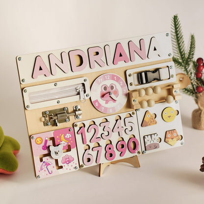 Personalized Baby Busy Board A11