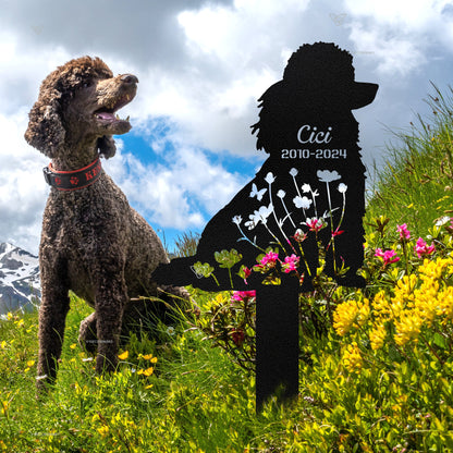 Dog Memorial Stake – Custom Dog Grave Marker & Garden Sign