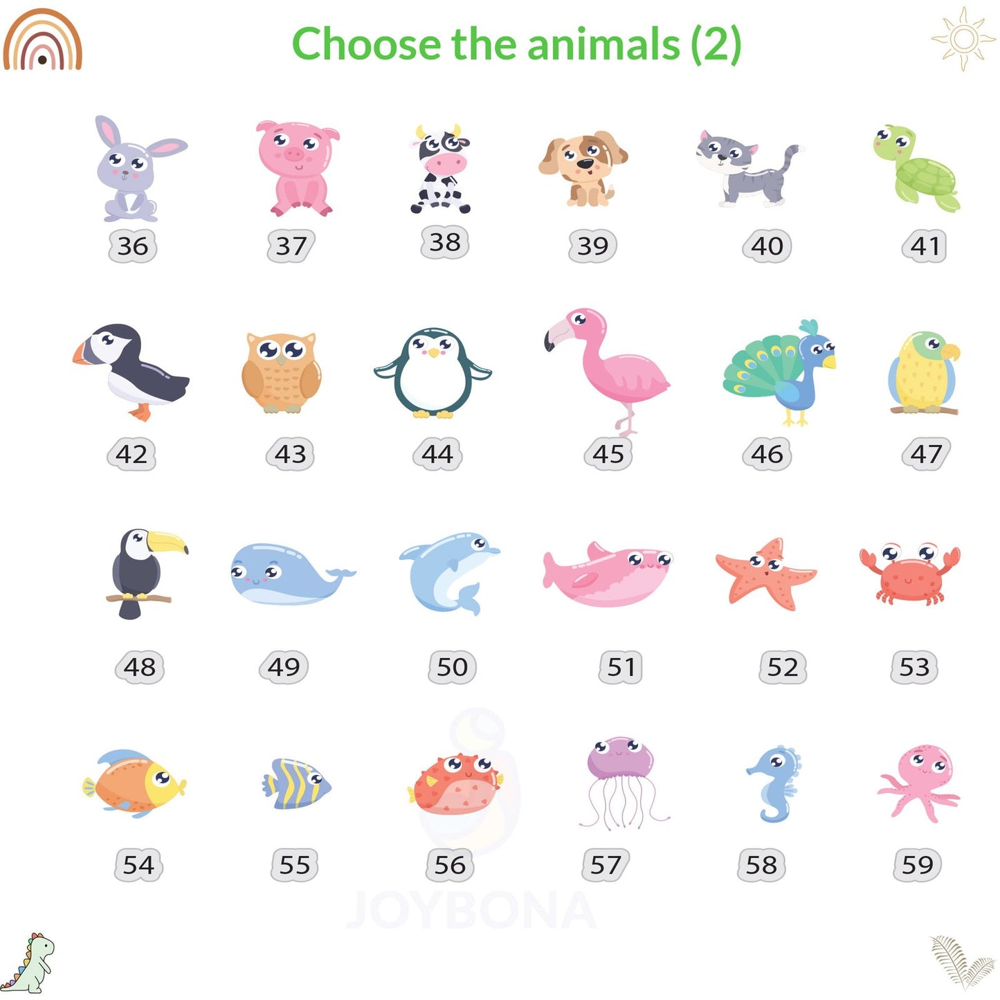 Name Puzzle Board, Forest Animal Puzzle