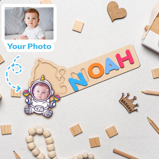 Personalized Name Puzzle with Photo
