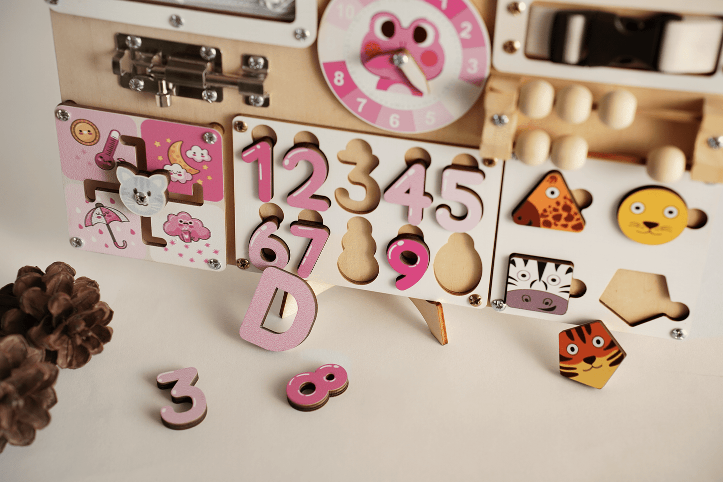 Custom Busy Board for Baby Girl or Boy A11