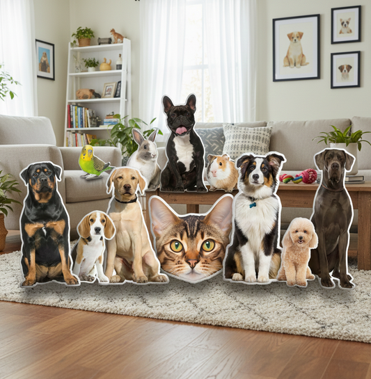 Custom Pet Pillow from Photo 3D Shaped- Personalize Dog Gifts Cat Gifts Christmas Gift - Double Printed Cotton Dog Pillows