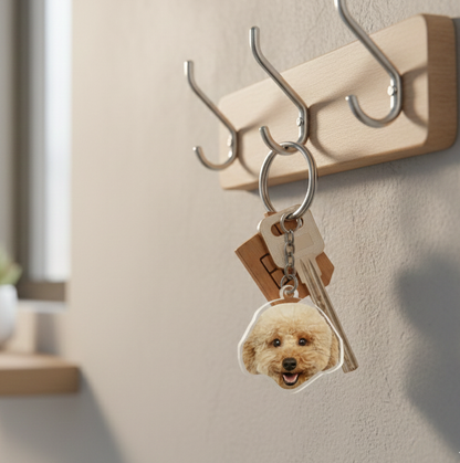 Custom Pet Keychain, Dog Keychain, Cat Keychain, Personalized Pet Photo Keychain, Pet Loss Gift, Dog Mom Gift Pet Lover Gift Christmas Gifts