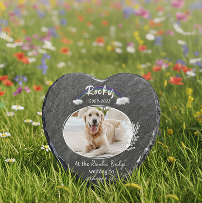 Pet Memorial Stone, Personalized Pet Memorial Gift, Garden Memorial Stone, Pet Grave Marker, Pet Loss Gift, Dog Memorial Stone, Garden Stone