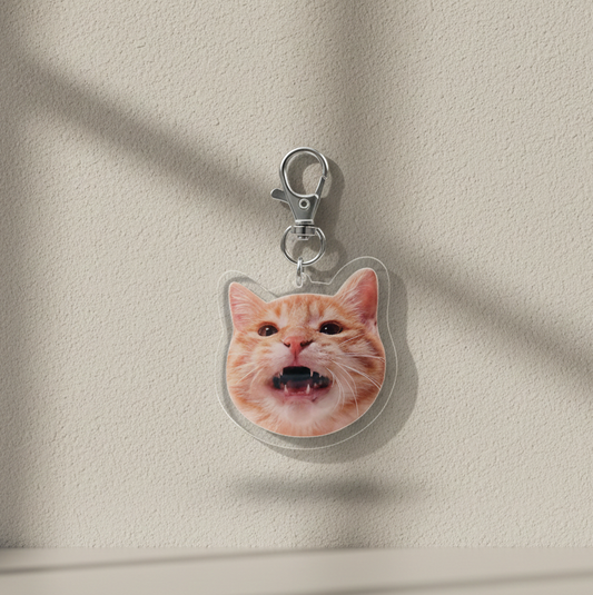 Custom Cat Keychain, Dog Keychain, Pet Keychain, Personalized Pet Photo Keychain, Pet Loss Gift, Dog Mom Gift, Pet Memorial Gift, Small gift