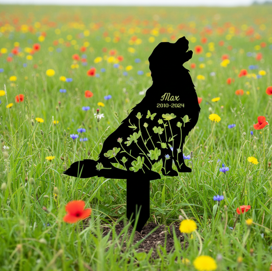 Dog Memorial Stake – Custom Dog Grave Marker & Garden Sign