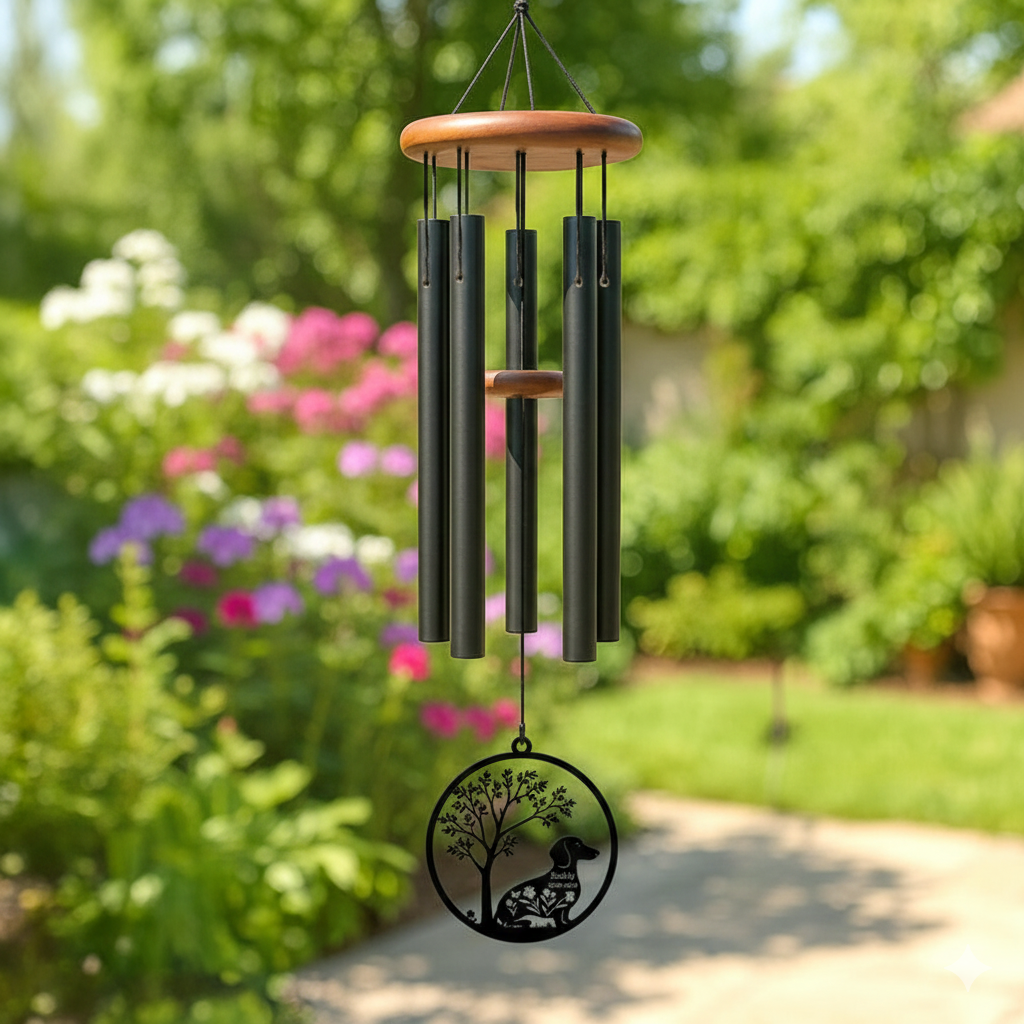 Pet Loss Wind Chime – Sympathy Gift for Dog or Cat Lovers