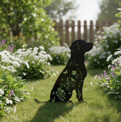 Custom Dog Memorial Stake,Personalized Dog Garden Sign,Dog Metal Sign,Every Dog Breed Metal Stake,Garden Decor,Metal Dog Memorial Marker