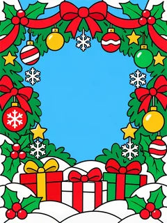 01 - Holly Ornament Garland