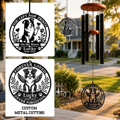 Border Collie Memorial Wind Chime - Etsy image 3