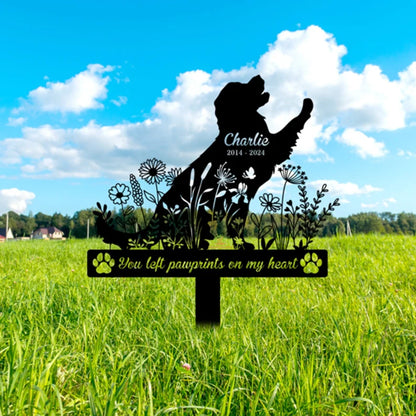 Dog Memorial Stake – Custom Dog Grave Marker & Garden Sign