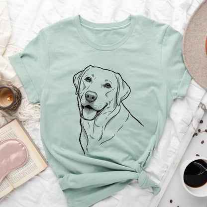 Custom Pet T Shirt with Pet Photo + Name | Personalized Pet Portrait Shirt | Custom Dog Cat Graphic Tee | Custom Pet Art Shirt