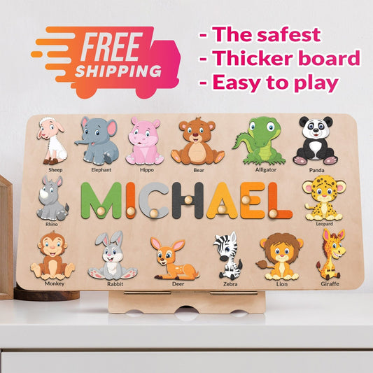 Personalized Name Puzzle | Baby Shower