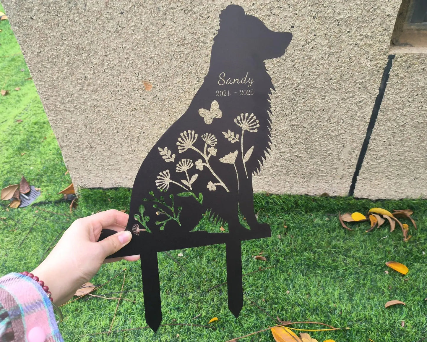 Dog Memorial Stake – Custom Dog Grave Marker & Garden Sign