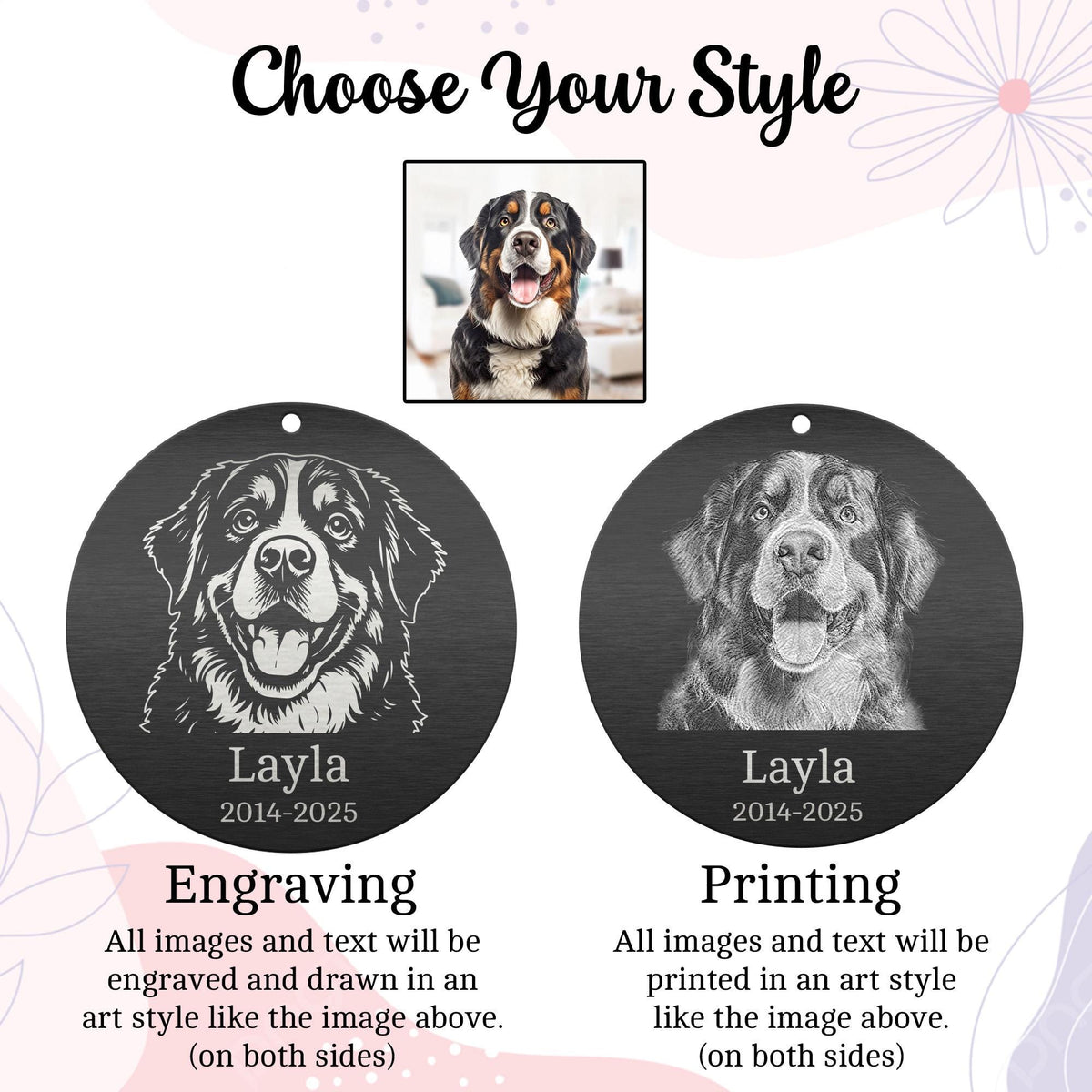 Personalized Pet Memorial Wind Chime with Custom Engraving, Dog or Cat Loss Gift, Outdoor Garden Remembrance, Sympathy Tribute Keepsake - image 8