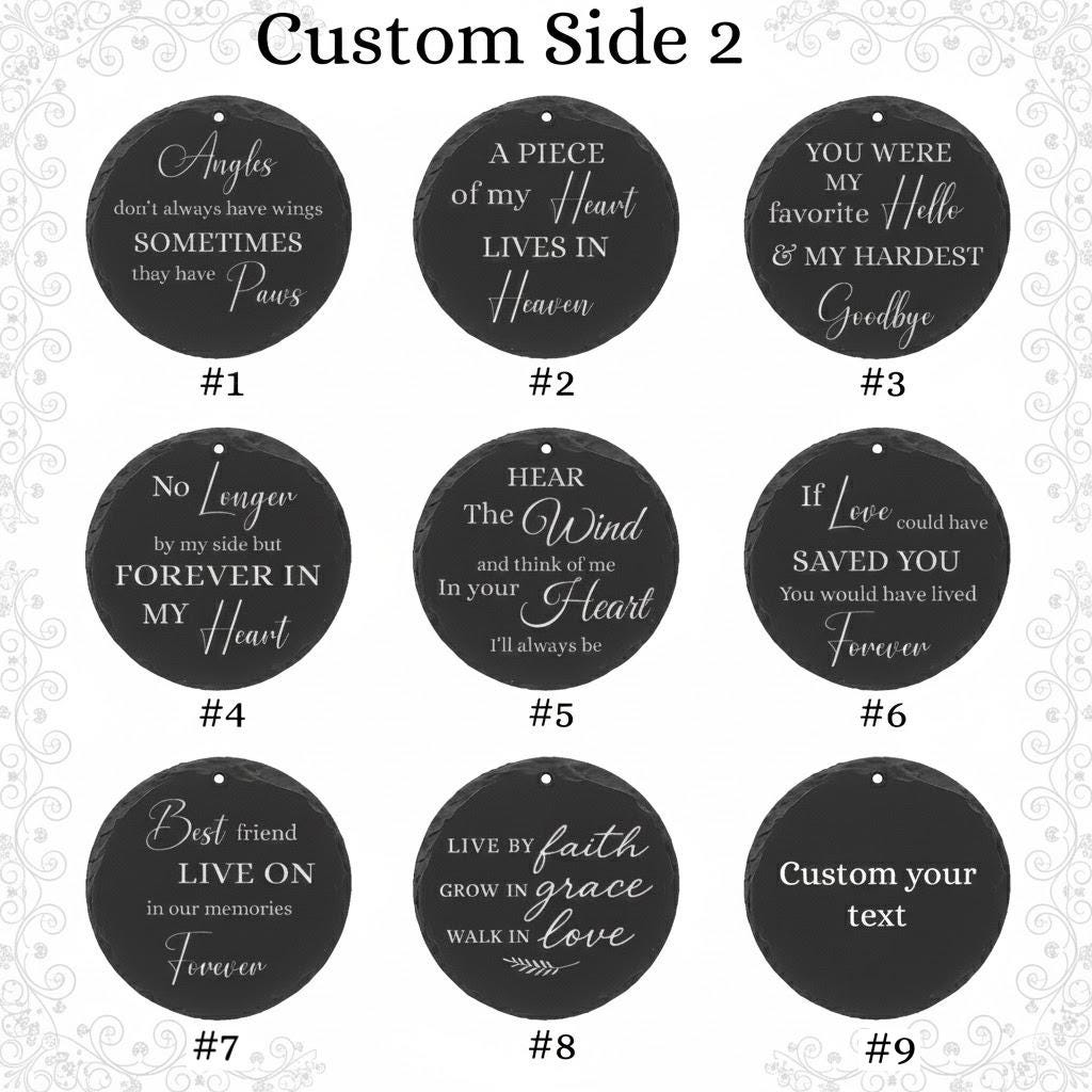 Personalized Pet Memorial Wind Chime – Engraved Photo Keepsake - image 7