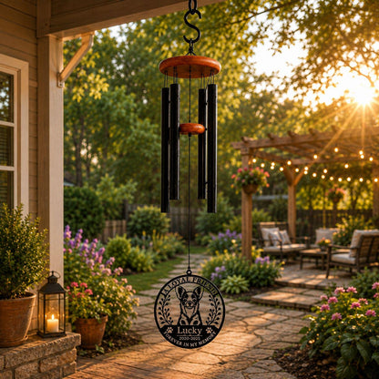 Chihuahua Memorial Wind Chime, Personalized Dog Loss Gift, Custom Metal Dog Memorial, Rainbow Bridge Gift, Pet Remembrance - image 6