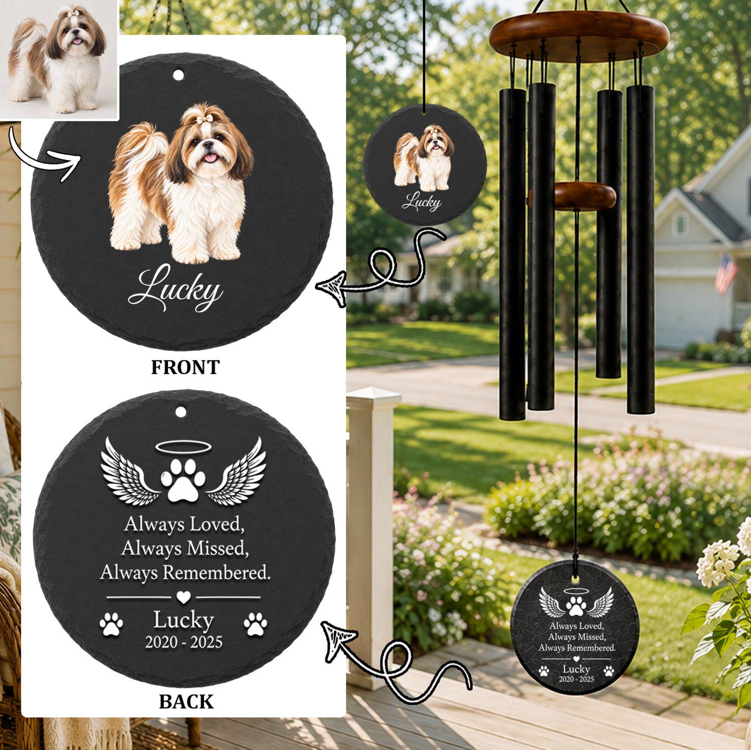 Custom pet memorial wind chime — image_01.jpg