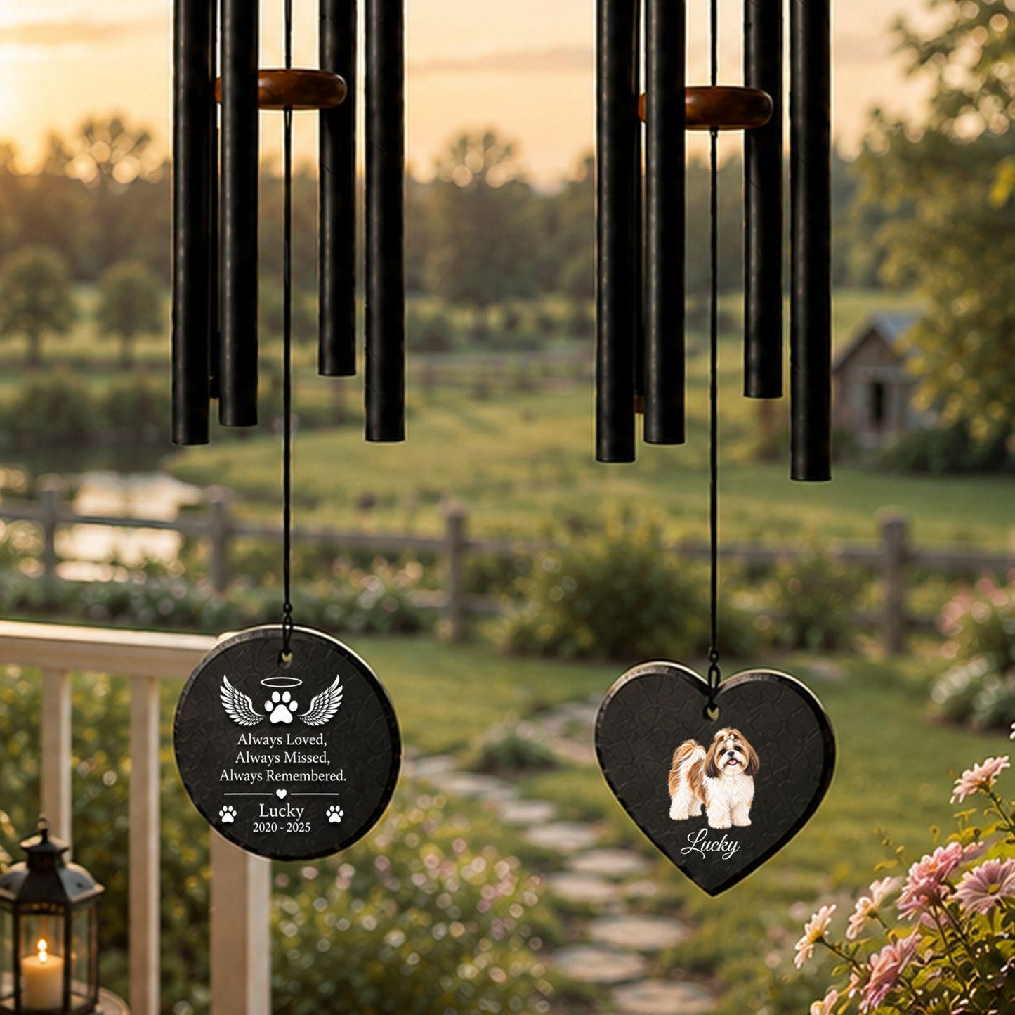 Custom pet memorial wind chime — image_07.jpg