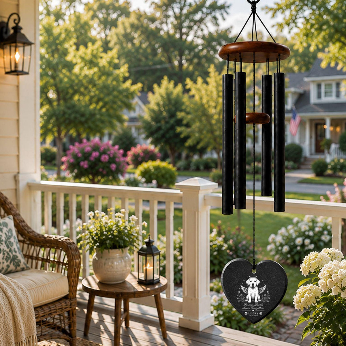 Labrador Retriever Memorial Wind Chime, Personalized Dog Loss Gift - 8
