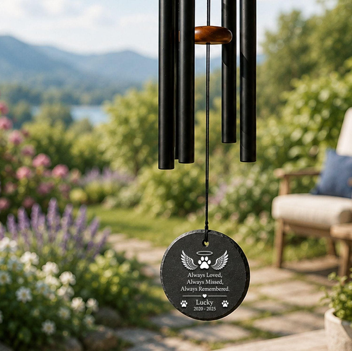 Custom pet memorial wind chime — image_08.jpg