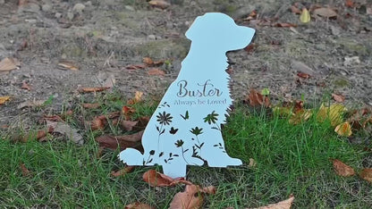Custom Cavalier King Charles Spaniel Memorial Stake, Dog Loss Gift
