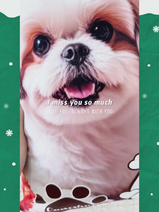 Custom Pet Memorial Pillow, Pet Loss Gift with Photo, Dog Cat Memorial Cushion, Sympathy Gift for Pet Lover, Personalized Pet Remembrance