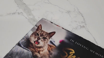 Personalized Pet Memorial Stone Slate: Custom Dog Cat Loss Gift