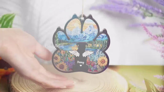 Personalized Dog Loss Suncatcher, Custom Dog Memorial Gift, Pet Memorial Gift, Loss of Dog Sympathy Gift, Dog Remembrance Gift, Dog Mom Gift