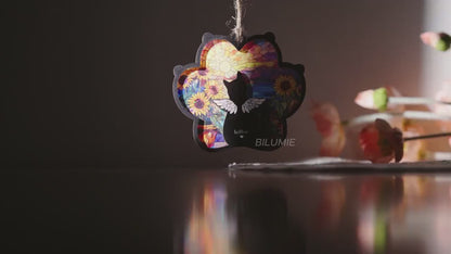 Custom Cat Loss Hologram Ornament, Pet Memorial Ornament, Cat Lover Gift, Pet Loss Sympathy Gift, Cat Remembrance Gift, Pet Owner Gift