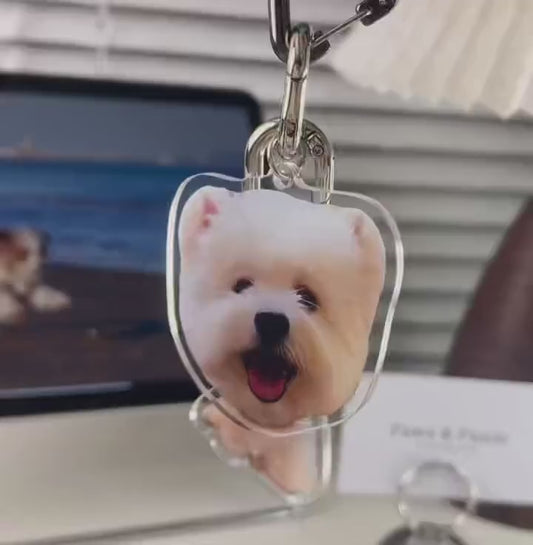 Custom Cat Keychain, Dog Keychain, Pet Keychain, Personalized Pet Photo Keychain, Pet Loss Gift, Dog Mom Gift, Pet Memorial Gift, Small gift