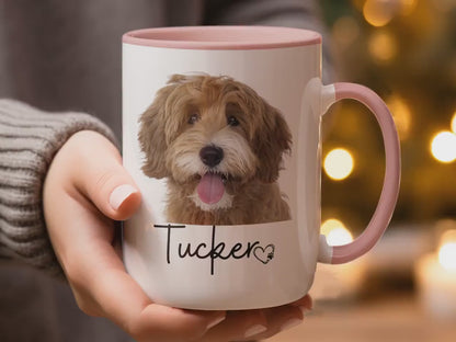 Custom Pet Portrait Mug, Custom Dog Mug, Pet Art, Coffee Cup, Personalized Pet Mugs, Dog Mom, Personalized Gift for Pet Lovers, pet lover