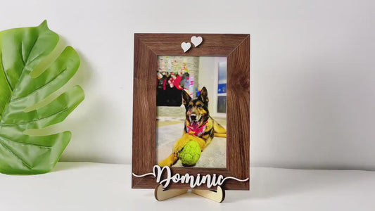 Personalized Pet Picture Frame,Dog Frame,Dog Memorial Gift,Pet Name Photo,Cat Dog Lover,Cat Memorial,Pet Portrait,New Pet Gift,Pet Keepsake
