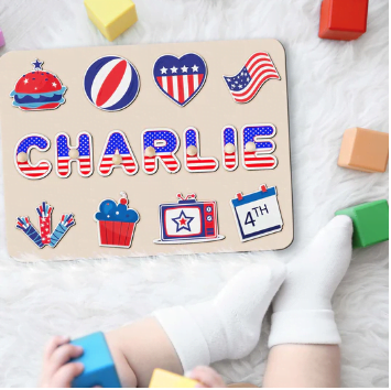 Cute Stickers Name Puzzle