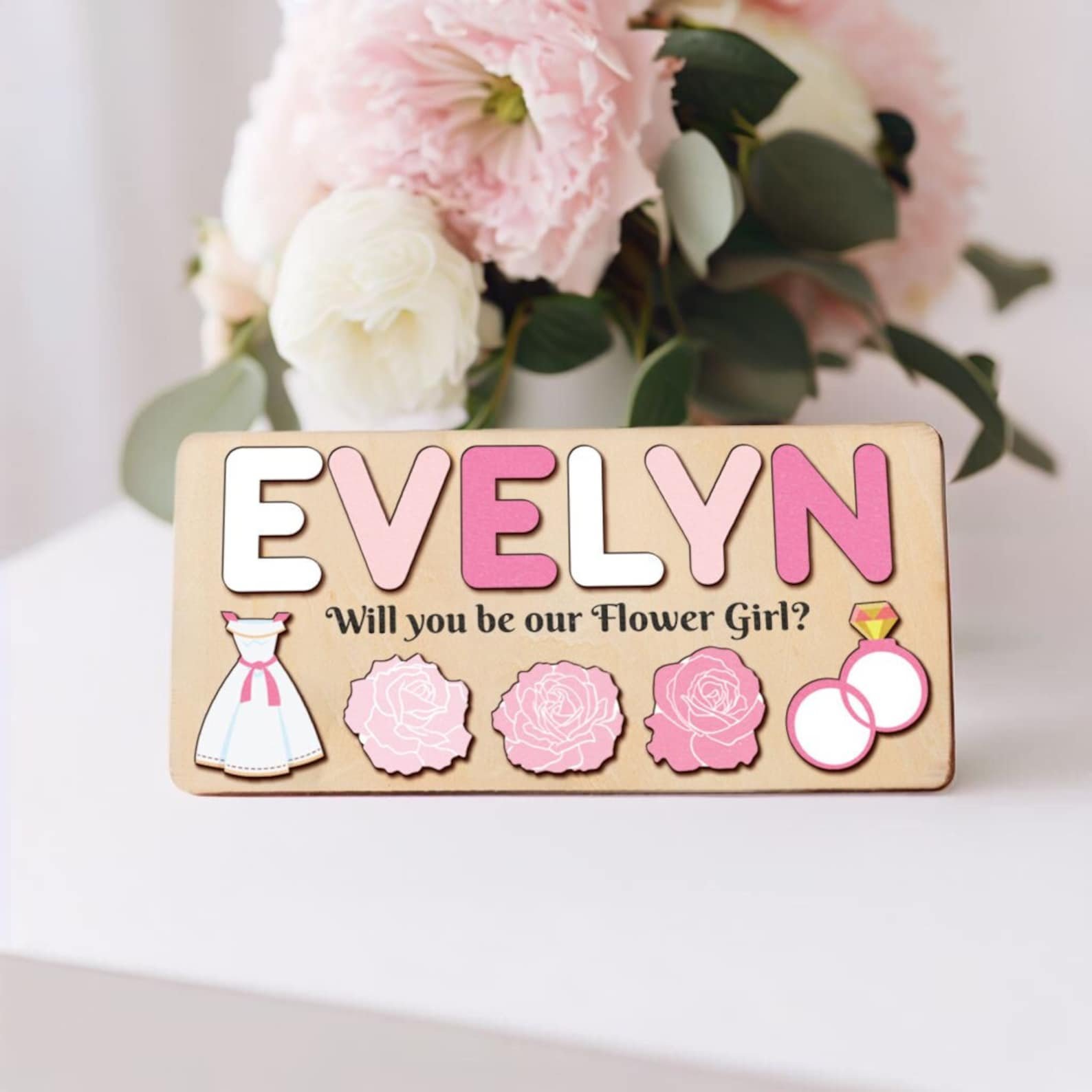 Flower Girl Name Puzzle